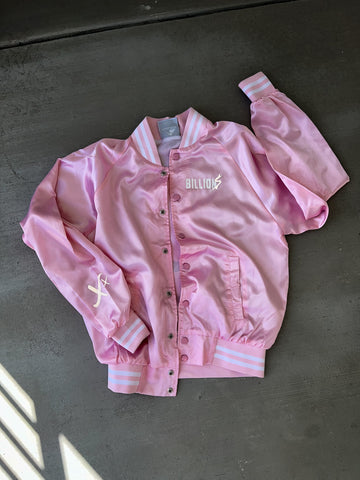 “Not 4 Social Distance” Varsity Jacket (Light Pink)