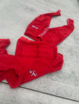 Red “Pocket” jogging Suit