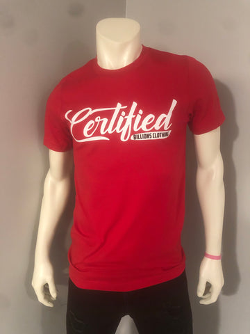 Certified Tee (Red/Black/White)
