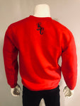 “Billion$ Clothing” Crew Neck Pullover Sweater (Red/White/Black)