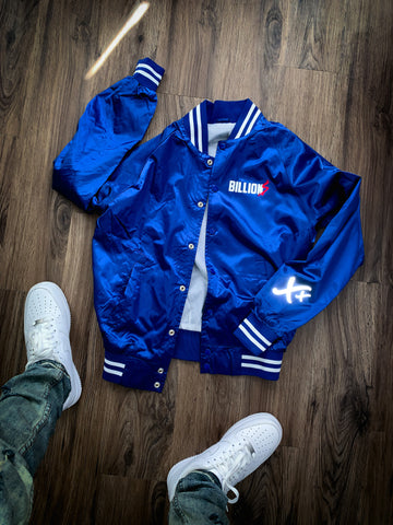 “Not 4 Social Distance” Varsity Jacket (Blue)
