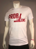 “Problems” Tee (White/Red)